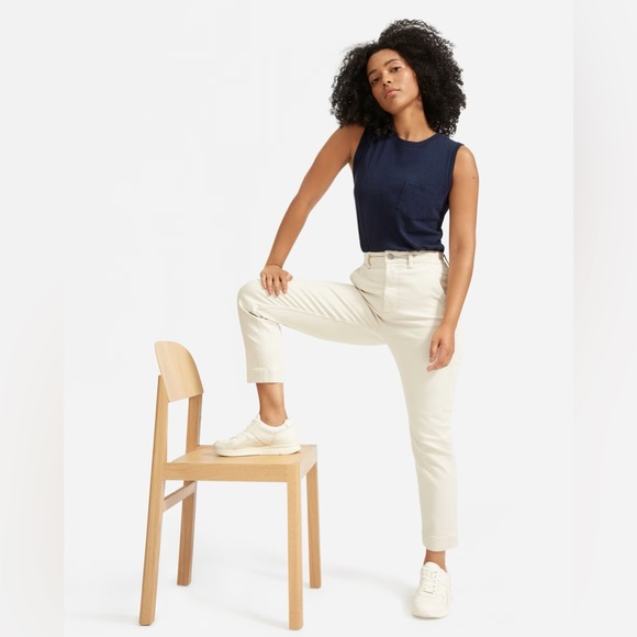 ✨EVERLANE✨The Slim Leg Crop Pant - Picture 1 of 5